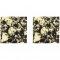 4 Carr�s Cr�nes Baroques (3 cm) - Chocolat Blanc images:#0