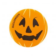 Disque Citrouille Halloween (12 cm) - Chocolat blanc