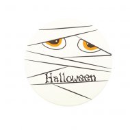 Disque Momie Halloween (12 cm) - Chocolat blanc