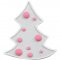 2 Sapins 2D Gris/Rose - Sucre images:#0