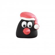 Pingouin No�l 3D - Massepain