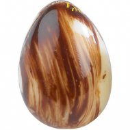 2 Petits Oeufs Choco Marbr�s Blanc (vides)