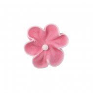 4 Petites Fleurs Rose (2,5 cm) - Sucre