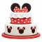 Kit D�co G�teau Minnie - P�te � sucre images:#1