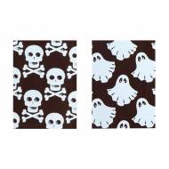 3 Plaquettes Fant�mes et Cr�nes - 3,5 x 2,5 cm