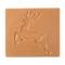 2 Embouts de B�che Renne Relief - Chocolat Caramel images:#0