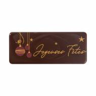 2 Plaquettes Joyeux F�tes  - Chocolat Noir