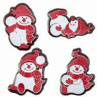 4 Bonhomme de Neige - Chocolat Noir