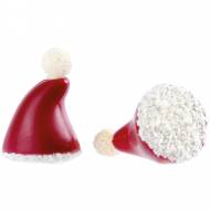 1 Bonnet de No�l 3D - Chocolat