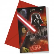 6 Invitations Star Wars