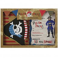 Kit Invitations et Remerciements Pirate Smile