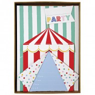 8 Invitations F�te Foraine Fantaisie