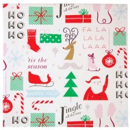 20 Serviettes Jolly P�re No�l