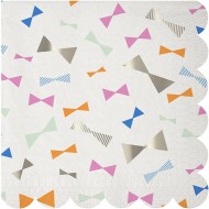 16 Serviettes Noeud Papillon