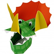 8 Chapeaux masques Dinosaures