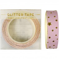 Ruban adh�sif Etoiles Rose/Or