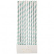 24 Pailles Vintage Vert pastel