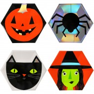 8 Assiettes Halloween Team