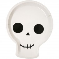 12 Assiettes Squelette