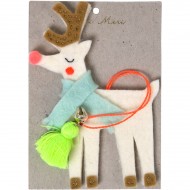 D�coration de Sapin Renne - Feutrine