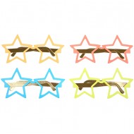 12 Lunettes Etoiles N�on - Carton