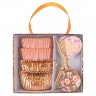 24 Caissettes et D�co � Cupcakes Calavera Fantaisie