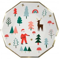 8 Assiettes Joli No�l