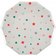8 Assiettes No�l Star