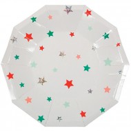 8 Petites Assiettes No�l Star