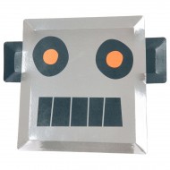 8 Assiettes Robot Espace