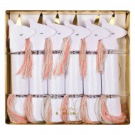6 Petits Crackers Licorne (20 cm)