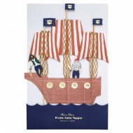 Maxi D�co de G�teau Golden Pirate (28 cm)