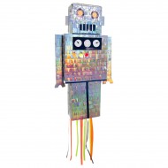 Pull Pinata Robot - Iridescent