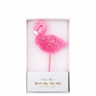 Grande Bougie Flamant Rose (12 cm)