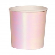 8 Gobelets - Rose Iridescent