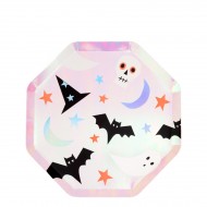 8 Petites Assiettes - Funky Halloween Iridescent