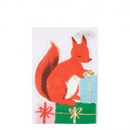 16 Serviettes �cureuil - No�l