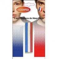 Stick Maquillage Bleu blanc Rouge