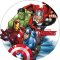 Disque Avengers Rassemblement (20 cm) - Azyme images:#0