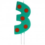 Big Bougie Party 3 (12 cm)