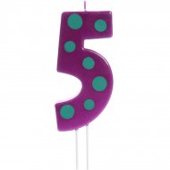 Big Bougie Party 5 (12 cm)