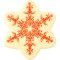 4 Etoiles Flocons Chocolat Blanc (4 cm) images:#4
