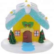 Maisonnette No�l en sucre g�lifi� (6 cm)