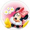 1 Disque en Azyme Minnie (21 cm) images:#1