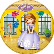 1 Disque Princesse Sofia (21 cm) - Azyme
