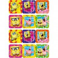 12 Petits D�cors Bob l'Eponge (6 cm) - Sucre