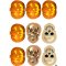 9 Stickers � Biscuits Halloween Terreur - Sucre images:#0