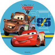 1 Disque Cars 95 Bleu (21 cm) - Azyme