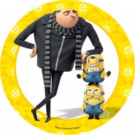 1 Disque Gru et les Minions (21 cm) - Sucre