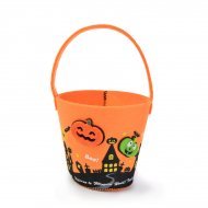 Sac Seau Citrouille Halloween (12 cm) - Feutrine